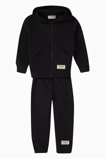 Relaxed Sweatpants in Organic Cotton-blend