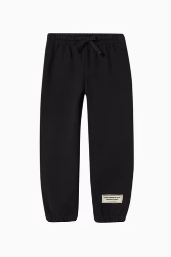 Relaxed Sweatpants in Organic Cotton-blend