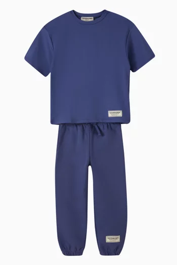 Relaxed Sweatpants in Organic Cotton-blend