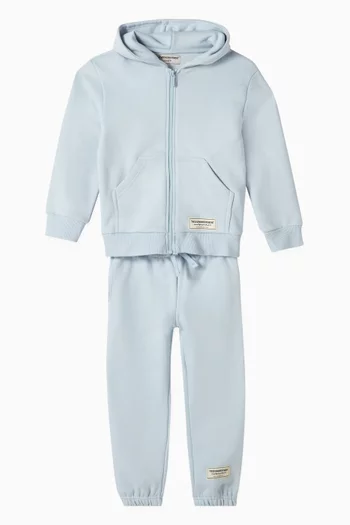 Relaxed Sweatpants in Organic Cotton-blend