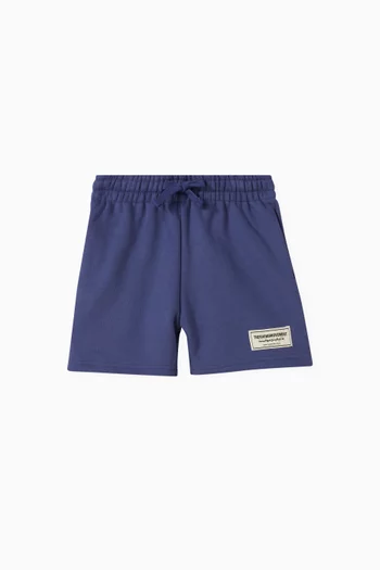 Relaxed Shorts in Organic Cotton-blend
