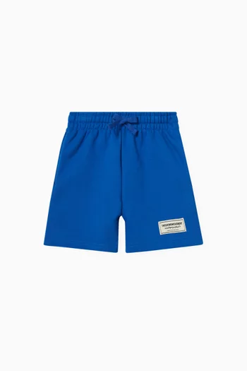 Relaxed Shorts in Organic Cotton-blend