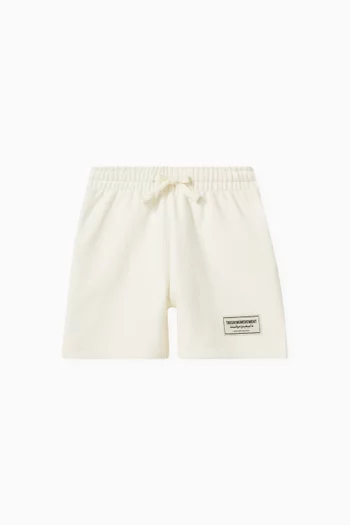 Relaxed Shorts in Organic Cotton-blend