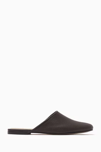 Mules in Leather