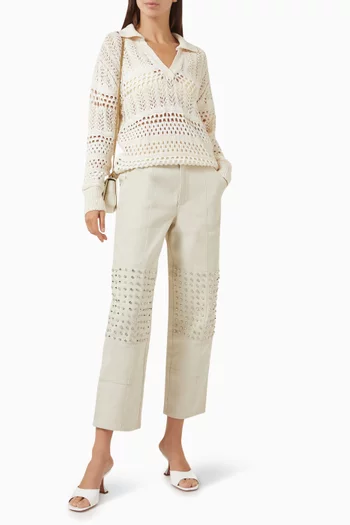 Gorzano Sweater in Linen-cotton Knit