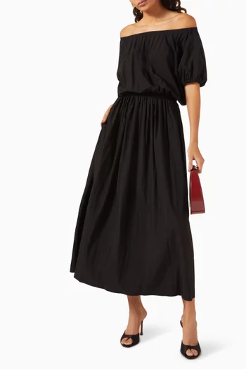 Cascade Maxi Dress in Rayon Blend