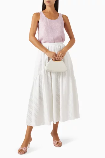 Plume Scoop-neck Blouse