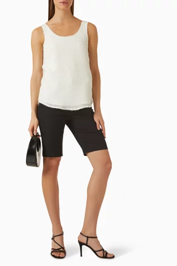 Plume Scoop-neck Blouse