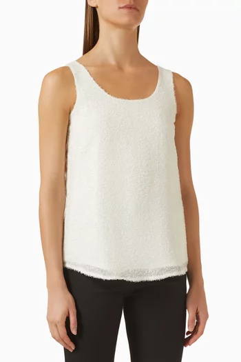 Plume Scoop-neck Blouse