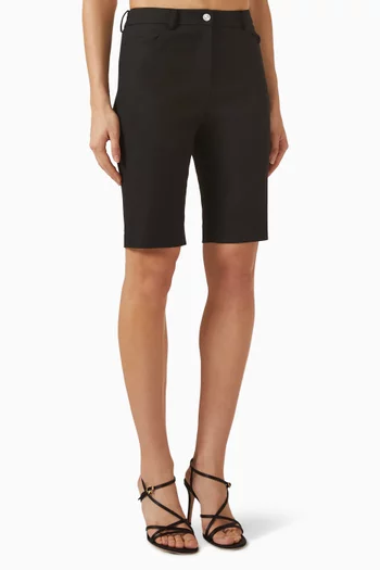 Bermuda Shorts in Cotton Blend