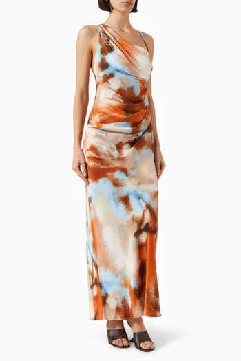 Rhode Printed Dress in Viscose-blend