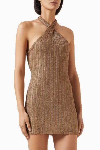 Alexis Halterneck Mini Dress