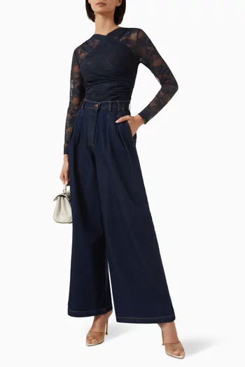 Nida Lace Top in Lace
