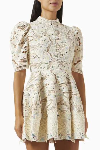 Kyla Mini Dress in Lace
