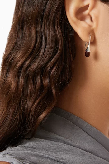 Emberly Drop Earrings in Sterling Silver