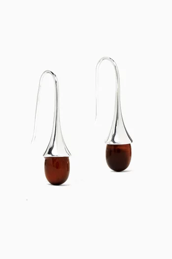 Emberly Drop Earrings in Sterling Silver