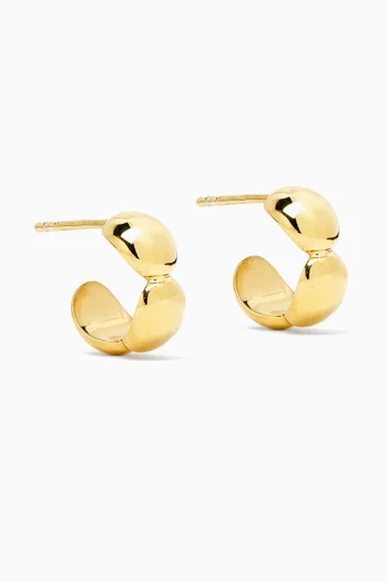 Emberly Hoops in 18kt Gold-plated Sterling Silver