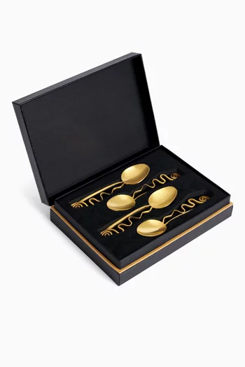 Spirale Cocktail Spoons - Set of 4