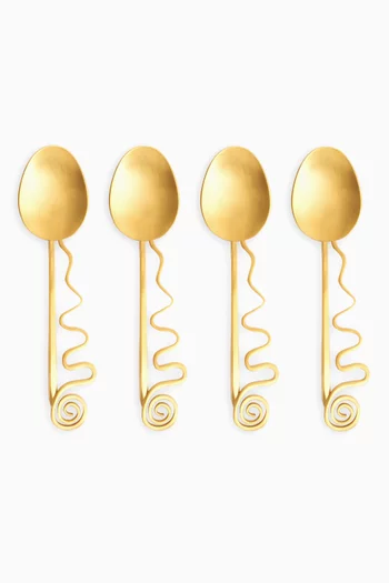 Spirale Cocktail Spoons - Set of 4