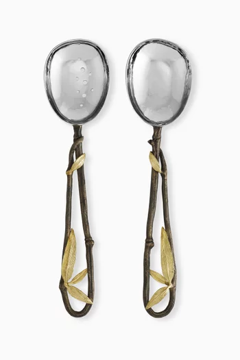 Zen Garden Serving Spoons, Set of 2