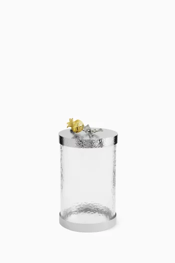 علبة تخزين متوسطة مزينة برمان