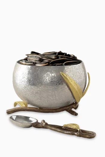 Zen Garden Nut Bowl with Spoon