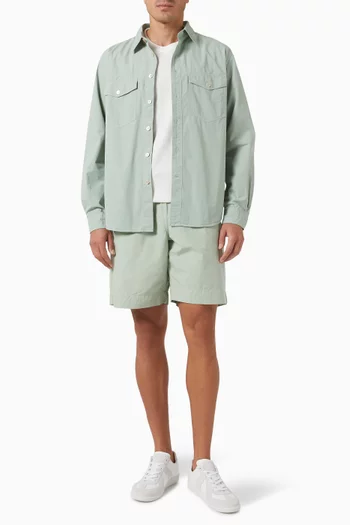 Casual Fit Shirt in Cotton Poplin