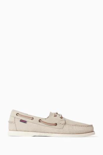 Portland Boat Shoes in Suede