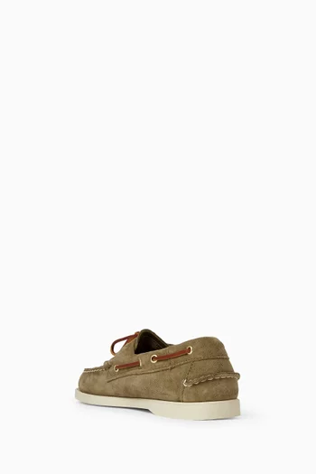 Portland Boat Shoes in Suede