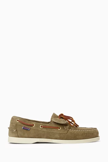 Portland Boat Shoes in Suede