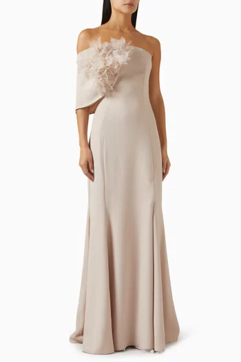 Ruffle Off-shoulder Dress
