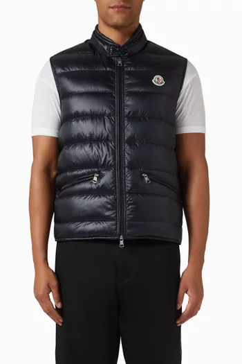 Gui Packable Down Vest in Nylon