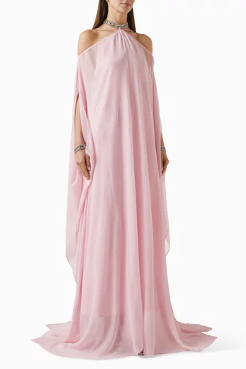 Sza Sza Crystal Kaftan in Silk