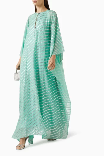 Carthage Crystal Kaftan in Crepe