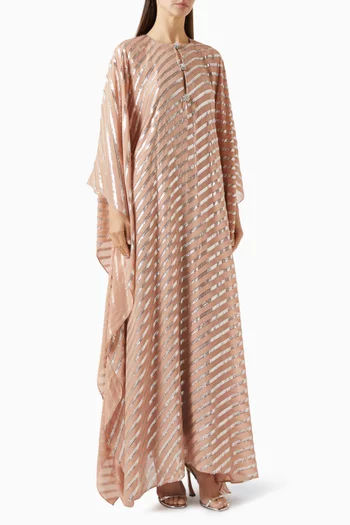 Carthage Crystal Kaftan in Crepe