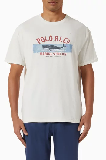 Logo-print T-shirt in Cotton