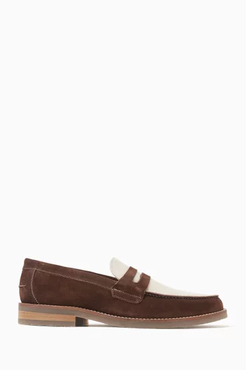 Wilde Penny Loafers in Suede