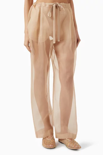 Trenton Pants in Silk Organza