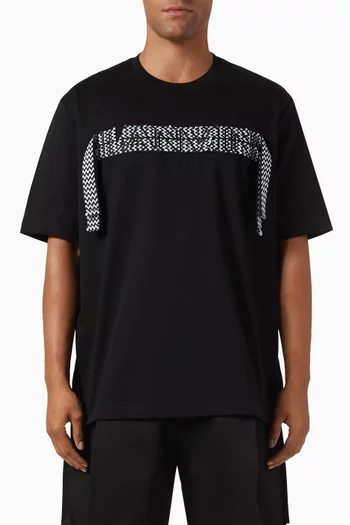 Curb Lace T-Shirt in Cotton
