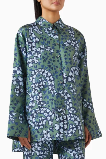 Floral-print Shirt