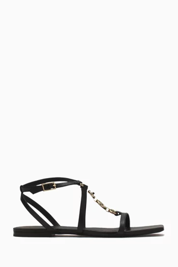Mesure Chain Sandals in Leather