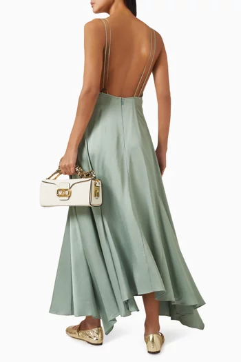 Flared Midi Dress