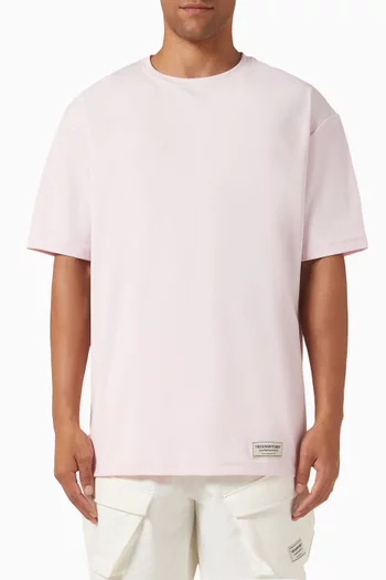 Back-print Oversized T-shirt in Recycled Softskin