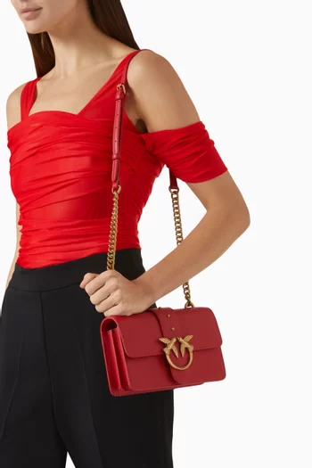 Mini Love One Simply Bag in Leather