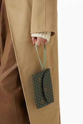 حقيبة صغيرة فوريفر بتصميم ظرف قنب بنقشة حراشف الأفعى