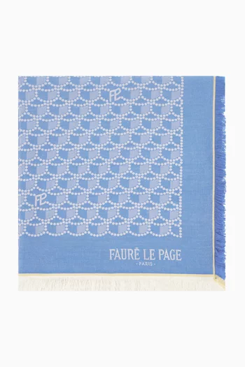 Armure Shawl in Silk-cotton