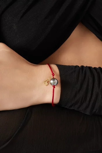 Key Charm Bracelet in 18kt Gold