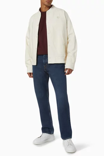 Tennis Jacket in Cotton-blend Twill