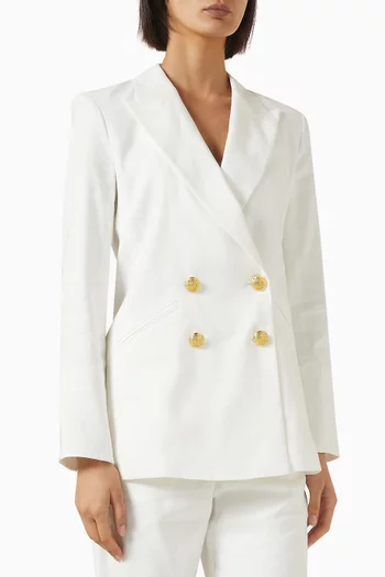 Dale Dickey Jacket in Linen Blend