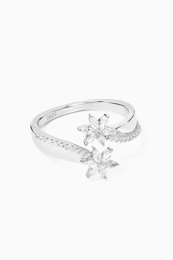 Aya Bliss Open Ring in Sterling Silver